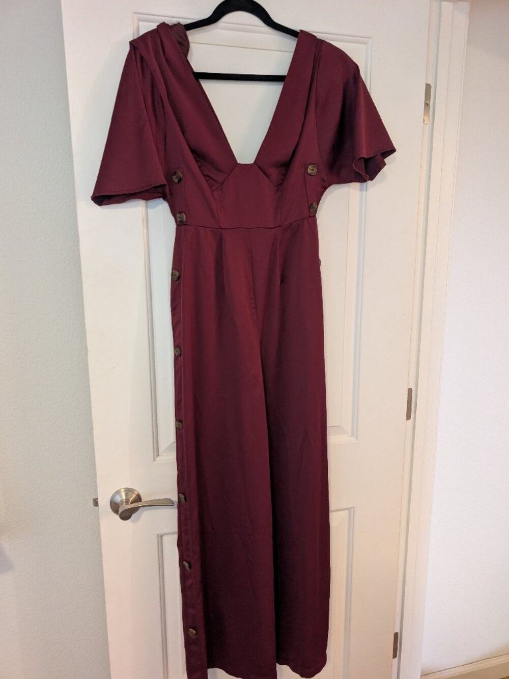 Burgundy Jumpsuit